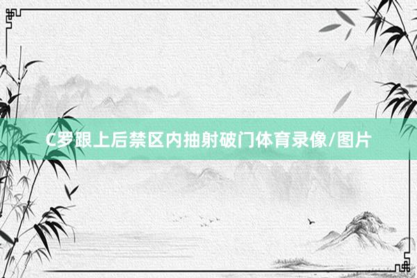 C罗跟上后禁区内抽射破门体育录像/图片
