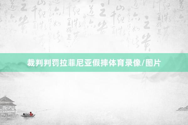 裁判判罚拉菲尼亚假摔体育录像/图片