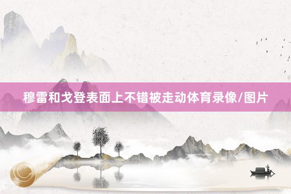 穆雷和戈登表面上不错被走动体育录像/图片