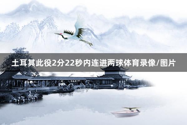 土耳其此役2分22秒内连进两球体育录像/图片