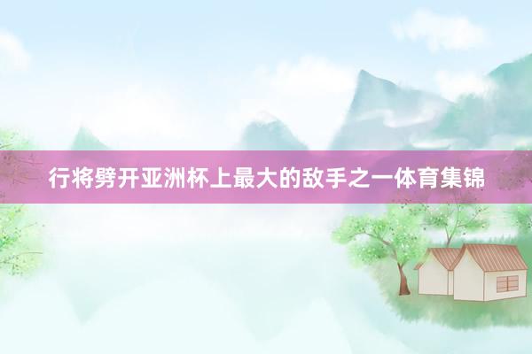 行将劈开亚洲杯上最大的敌手之一体育集锦