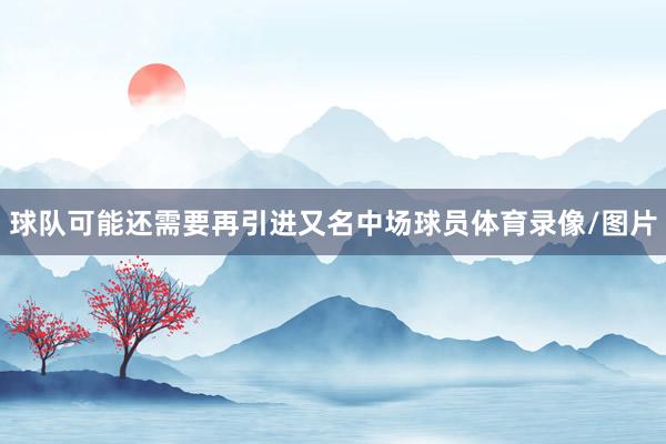 球队可能还需要再引进又名中场球员体育录像/图片