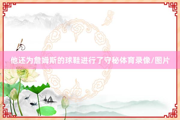 他还为詹姆斯的球鞋进行了守秘体育录像/图片
