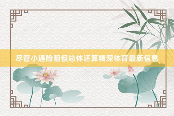 尽管小遇险阻但总体还算精深体育最新信息
