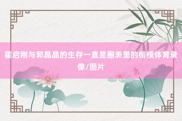 霍启刚与郭晶晶的生存一直是圈表里的楷模体育录像/图片