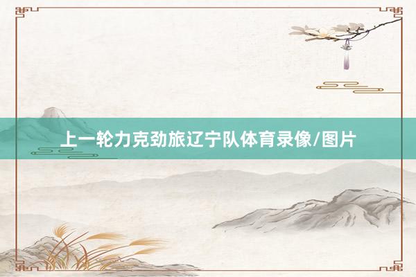 上一轮力克劲旅辽宁队体育录像/图片