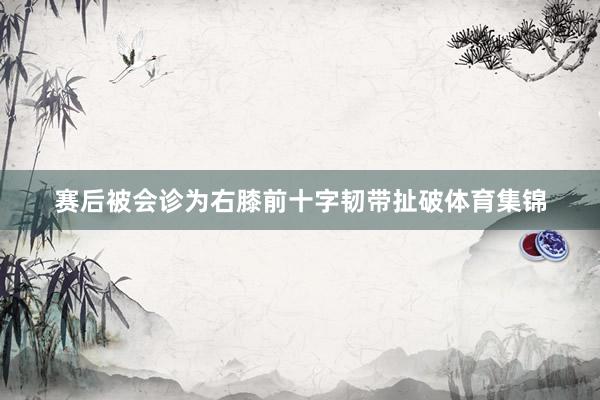 赛后被会诊为右膝前十字韧带扯破体育集锦