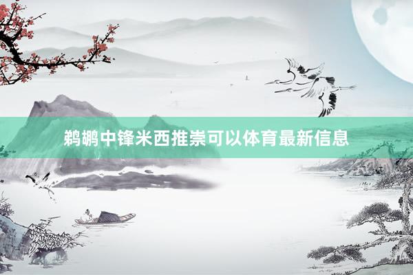 鹈鹕中锋米西推崇可以体育最新信息