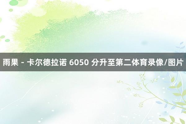 雨果 - 卡尔德拉诺 6050 分升至第二体育录像/图片
