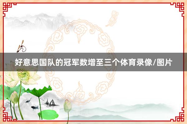 好意思国队的冠军数增至三个体育录像/图片
