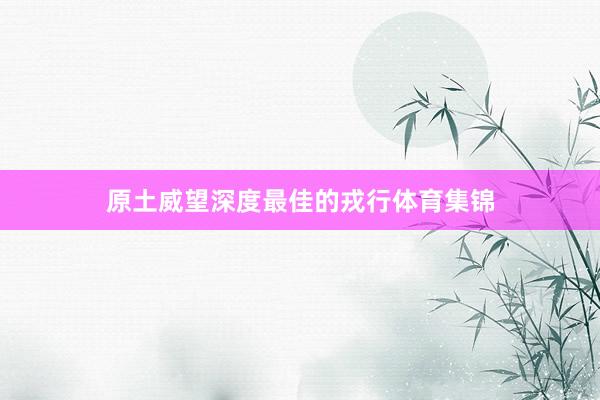 原土威望深度最佳的戎行体育集锦